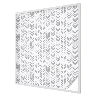 Film occultant fenêtre effet vitrail Motif de flèche