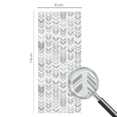 Film occultant fenêtre effet vitrail Motif de flèche