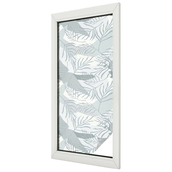 Vitrail autocollant pour fenêtre Feuilles subtiles