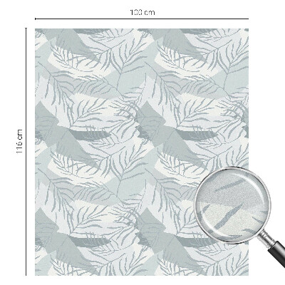 Vitrail autocollant pour fenêtre Feuilles subtiles