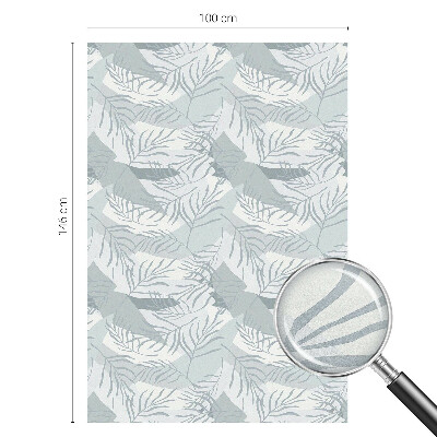 Vitrail autocollant pour fenêtre Feuilles subtiles