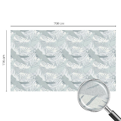 Vitrail autocollant pour fenêtre Feuilles subtiles