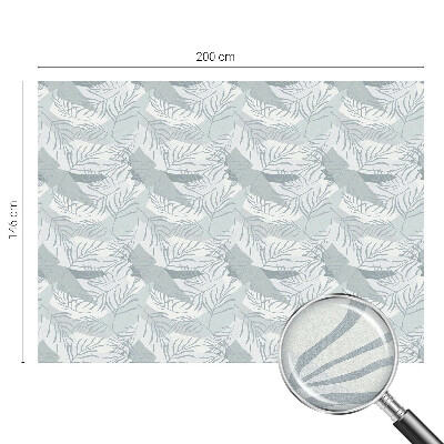 Vitrail autocollant pour fenêtre Feuilles subtiles