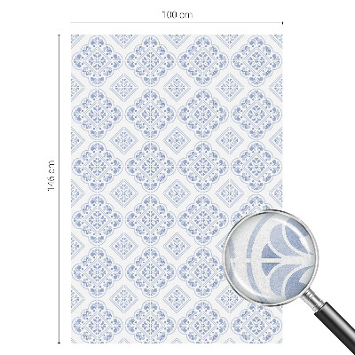 Film occultant fenêtre effet vitrail Motif géométrique