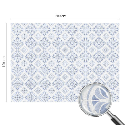 Film occultant fenêtre effet vitrail Motif géométrique