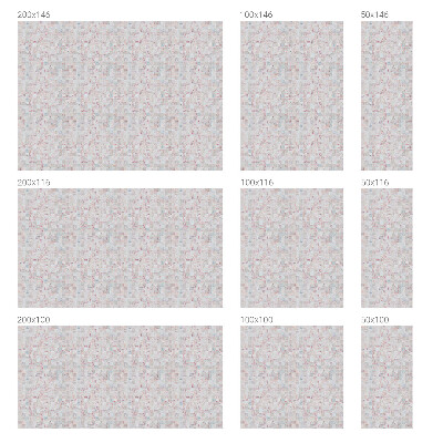 Film fenêtre décoratif occultant vitrail Mosaïque de pierre