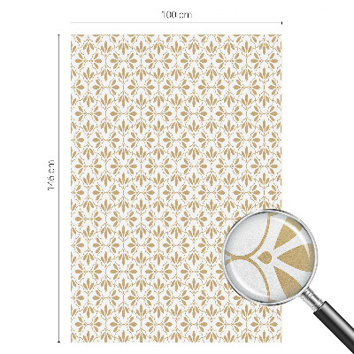 Vitrail autocollant pour fenêtre Élégance végétale