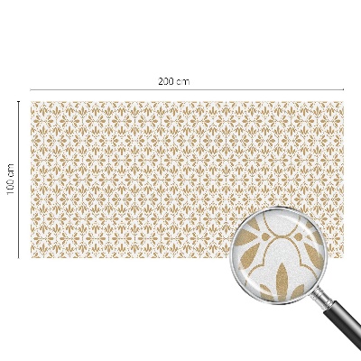 Vitrail autocollant pour fenêtre Élégance végétale