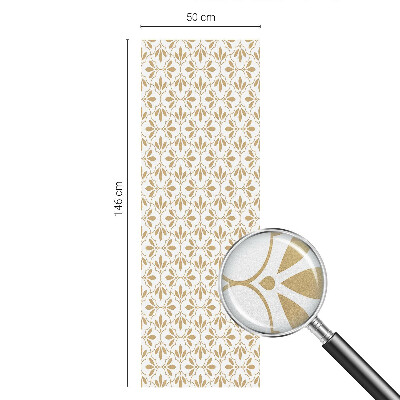 Vitrail autocollant pour fenêtre Élégance végétale