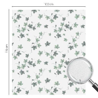 Autocollant pour vitrage vigne verte