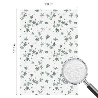 Autocollant pour vitrage vigne verte