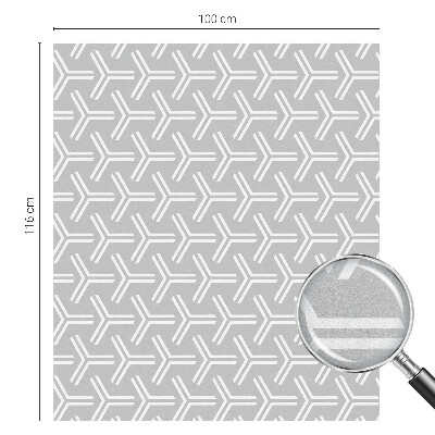 Film occultant pour fenêtre Lignes minimalistes