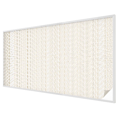 Vitrail autocollant pour fenêtre L'élégance du chevron