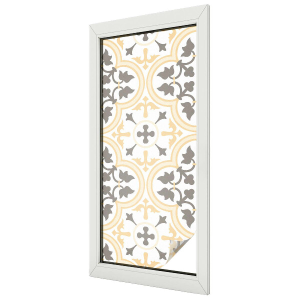 Vitrail autocollant pour fenêtre Modèles végétaux