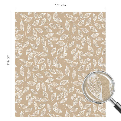 Autocollant pour vitrage La nature des feuilles