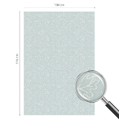 Vitrail autocollant pour fenêtre feuilles de chêne