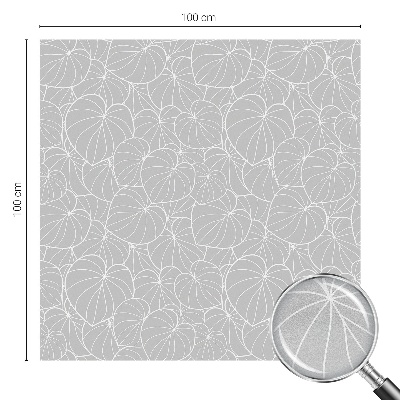 Autocollant pour vitrage Élégance feuillue