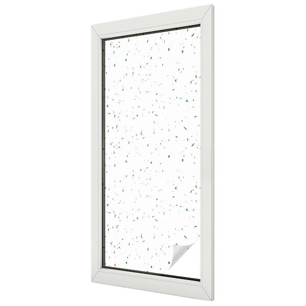 Film occultant fenêtre effet vitrail Éléments dispersés