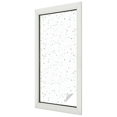 Film occultant fenêtre effet vitrail Éléments dispersés