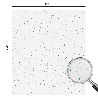 Film occultant fenêtre effet vitrail Éléments dispersés