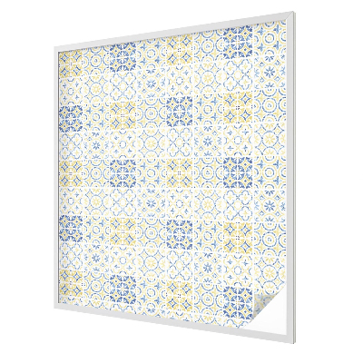 Vitrail autocollant pour fenêtre Carreaux classiques