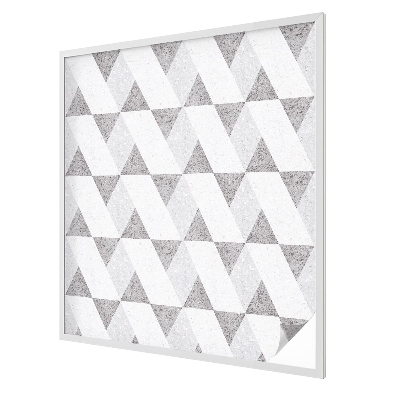 Film occultant pour fenêtre Triangles gris