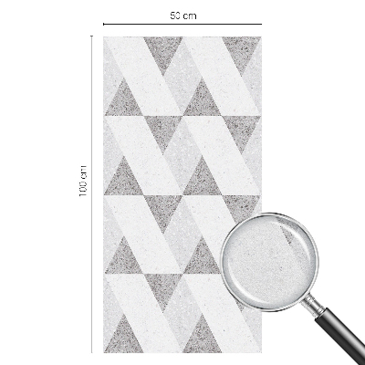 Film occultant pour fenêtre Triangles gris