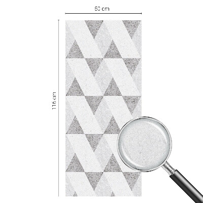 Film occultant pour fenêtre Triangles gris