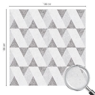 Film occultant pour fenêtre Triangles gris