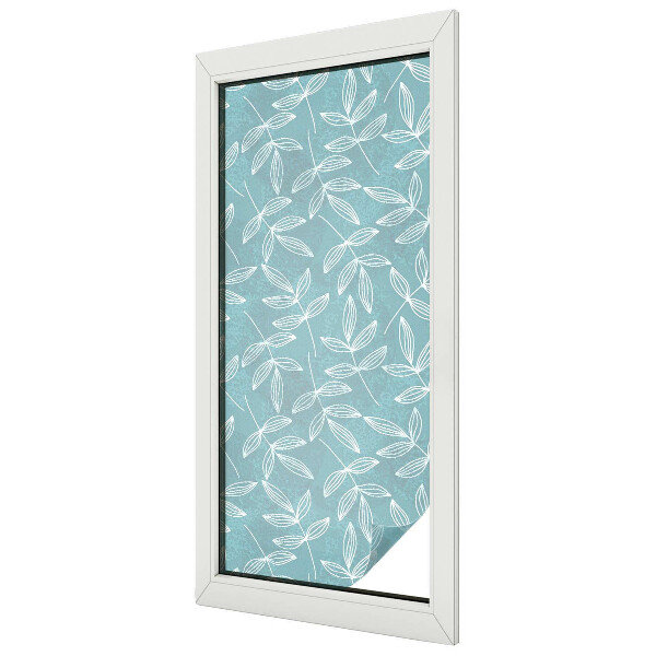 Autocollant pour vitrage Élégance feuillue