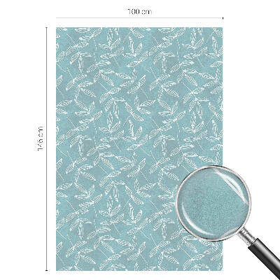 Autocollant pour vitrage Élégance feuillue