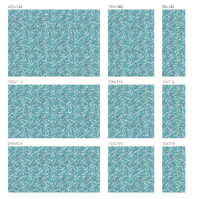 Autocollant pour vitrage Élégance feuillue