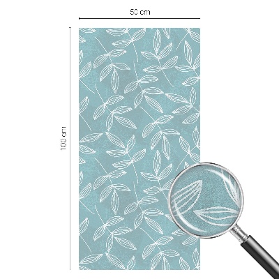 Autocollant pour vitrage Élégance feuillue