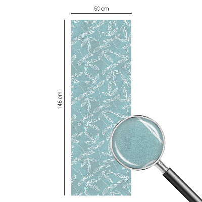 Autocollant pour vitrage Élégance feuillue