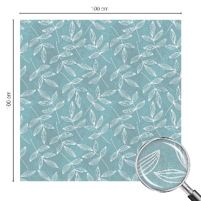 Autocollant pour vitrage Élégance feuillue