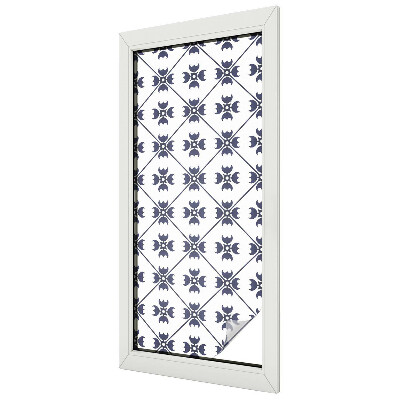 Vitrail autocollant pour fenêtre Motif végétal