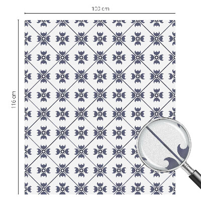 Vitrail autocollant pour fenêtre Motif végétal