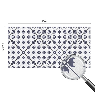 Vitrail autocollant pour fenêtre Motif végétal