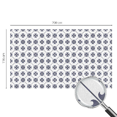 Vitrail autocollant pour fenêtre Motif végétal