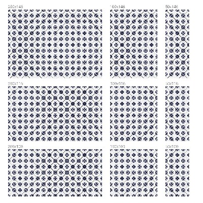 Vitrail autocollant pour fenêtre Motif végétal