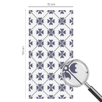 Vitrail autocollant pour fenêtre Motif végétal