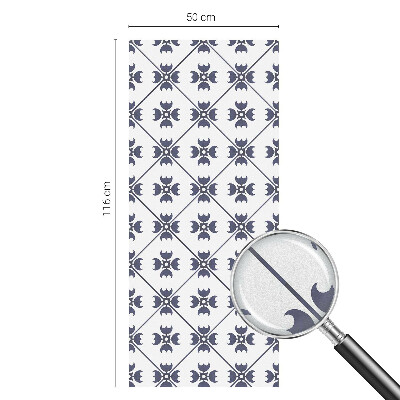 Vitrail autocollant pour fenêtre Motif végétal