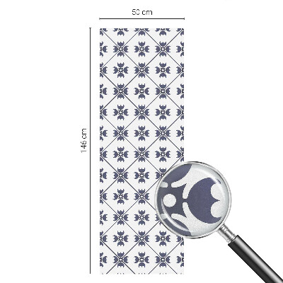 Vitrail autocollant pour fenêtre Motif végétal