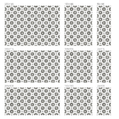 Vitrail autocollant pour fenêtre rosettes classiques