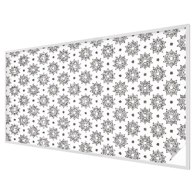 Vitrail autocollant pour fenêtre rosettes classiques