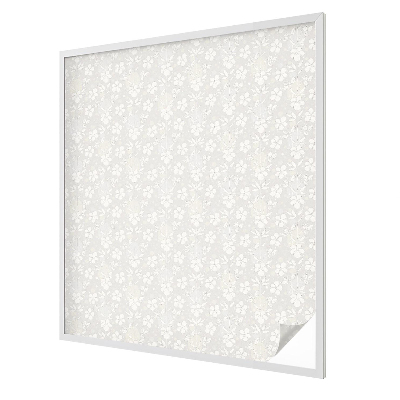 Film fenêtre décoratif occultant vitrail Fleurs subtiles