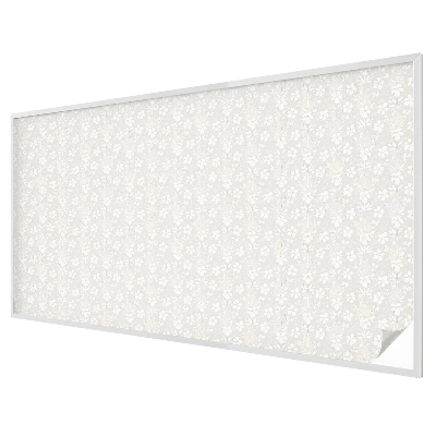 Film fenêtre décoratif occultant vitrail Fleurs subtiles