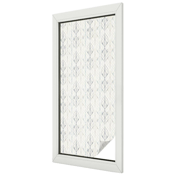 Film occultant pour fenêtre Motif feuillu