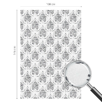 Film fenêtre décoratif occultant vitrail Élégance feuillue