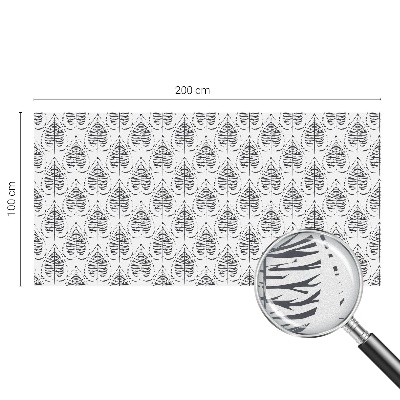 Film fenêtre décoratif occultant vitrail Élégance feuillue